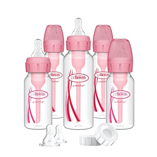 Dr. Brown's Options+ Narrow Baby Bottle Gift Set, Pink