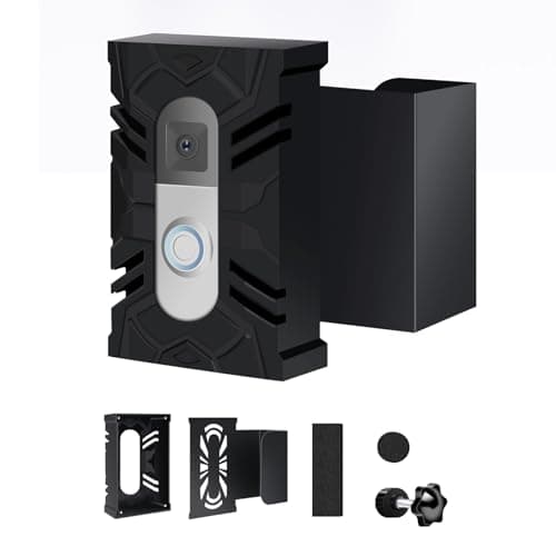 S7 Adjustable Anti-Theft Ring Video Doorbell Angle Mount Compatible with Ring Video Doorbell 1/2/3/4 Wi-Fi Enabled Video Doorbell
