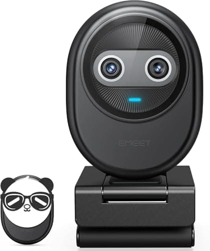 EMEET Piko 4K Webcam for Streaming, World’s 1st Dual-Camera AI-Powered 4K