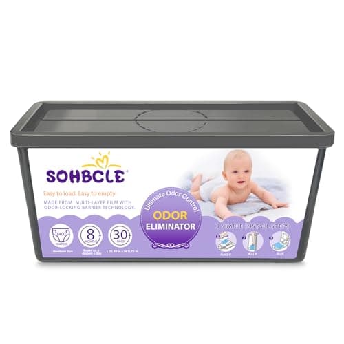 SOHBCLE Refills Fits Genie Easy Roll Signature Diaper Pail & Platinum Pail