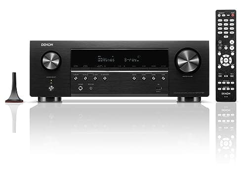 Denon AVR-S770H 7.2 Ch Home Theater Receiver, 8K UHD HDMI Receiver 75W X 7