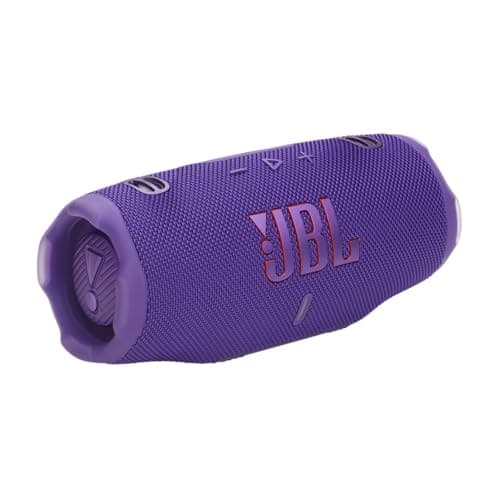 JBL Charge 6 - Portable Waterproof & Drop-Proof Bluetooth Speaker, Bold Pro Sound with AI Sound Boost, 28Hrs of Playtime, Built-in powerbank & Comes with a Sturdy/Removable Carrying Strap (Purple)