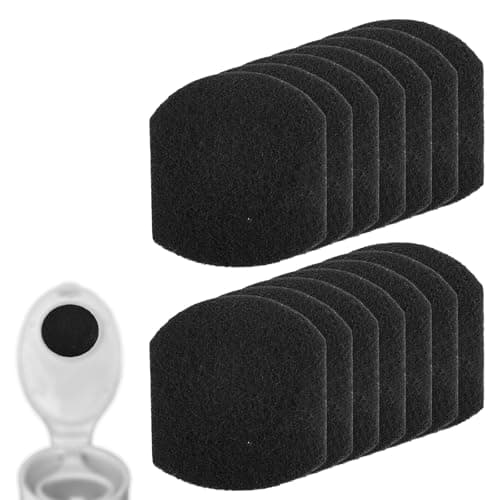 12pcs Diaper Pail Deodorizers for Ubbi Diaper Pail, Activated Charcoal Eliminator Odorness Absorbing Odor Absorber Filter Refill Accessories Parts for Keeping Home Fresh(Black)