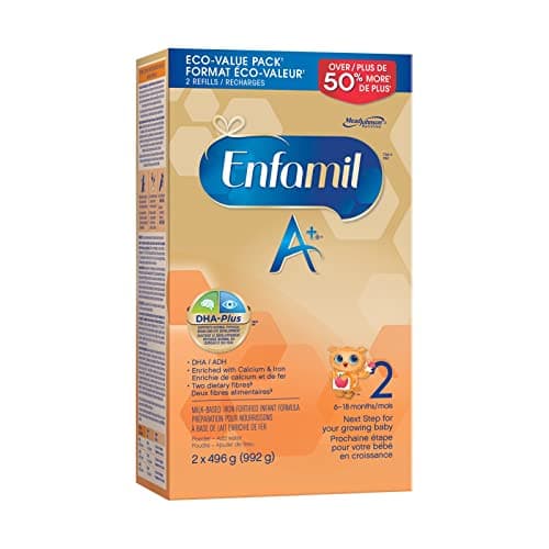 Enfamil A+2, Baby Formula, Value Pack, Powder Refill, with Brain Building DHA, 6-18 months, 992g
