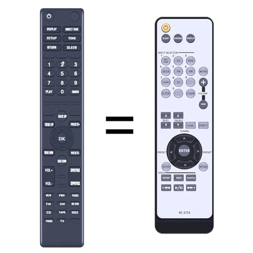 Snrigw Replacement Remote Control for Onkyo Stereo Receiver Compatible with RC-875S TX-8020 2 Channel Home Theater