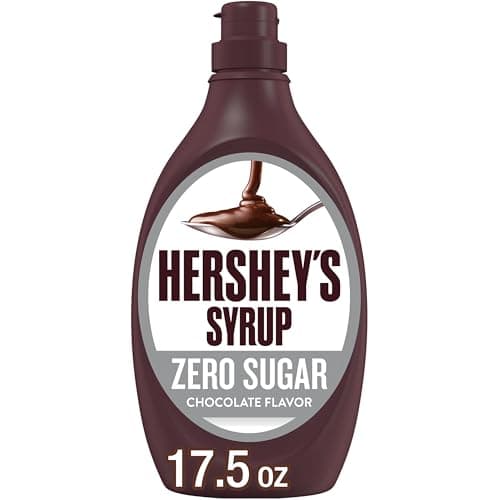 Hershey's Sugar Free Chocolate Syrup, 17.5 oz (Pack of 3)