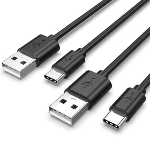 Superer 2 Pack USB C Charging Cable Fit for Sony PS5 Controller, PlayStation 5 DualSense, Xbox Series X S Controllers, Xbox Elite Series 2 (Model 1914 1797), Fast Charger Data Sync Replacement Cord