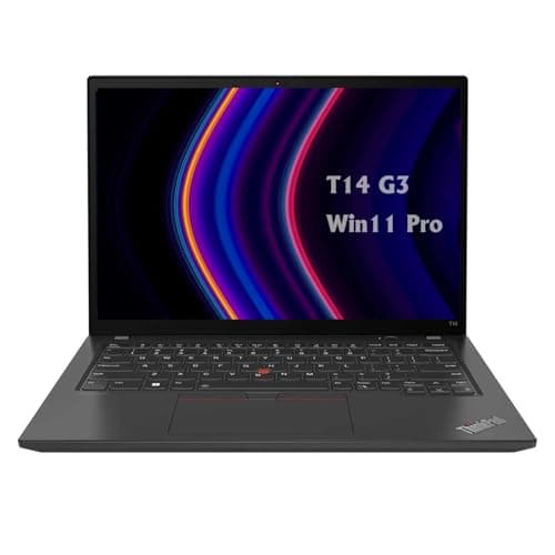 Lenovo Thinkpad T14 (Gen 3) Business Laptop, 14" FHD(1920x1080), 12th Processor Core i5-1245U 1.6Ghz-4.4GHz, 10 Core, 16GB DDR4, 512GB SSD, Backlit Keyboard, Webcam, Windows 11Pro (Renewed)