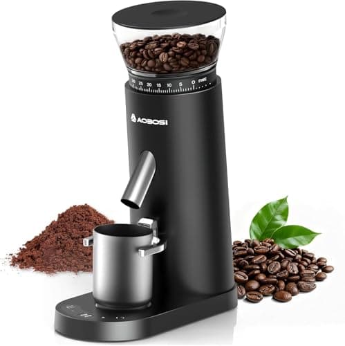 AAOBOSI Coffee Grinder Electric with 60 Settings, Espresso to French Press
