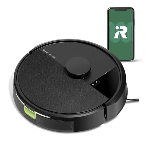Roomba 105 Vac Robot Vacuum - Easy to use, Intense Power-Lifting Suction, LiDAR Navigation, Multi-Surface Cleaning, Cleans in Neat Rows, Self-Charging, Works with Alexa