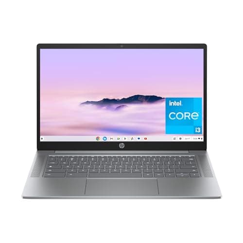 HP Chromebook Plus14 inch Laptop, Intel Core i3-N305, 8GB RAM, 128GB UFS, FHD Micro-Edge IPS (1920x1080), True Vision 1080p FHD Camera w/Privacy Shutter, Fast Charge, ChromeOS (14a-nf0006ca)