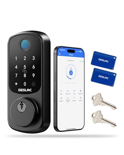 DESLOC B200 Fingerprint Smart Door Lock, Keyless Entry Deadbolt Lock