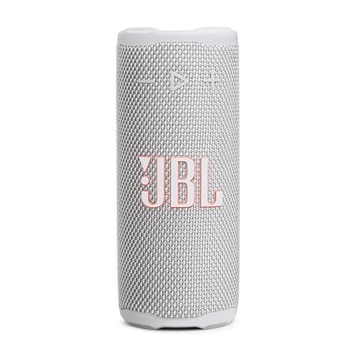 JBL Grip - Compact Bluetooth Speaker with Bold JBL Pro Sound and Ambient Light, up to 14 Hours of Playtime, Water, Dust and Drop-Proof (IP68), & Multi-Speaker Connection with Auracast (White)