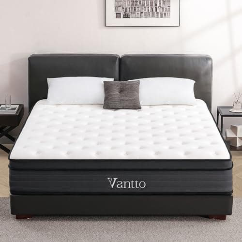 Twin Size Mattress for Kids, 10 Inch Memory Foam Hybrid Pocket Spring Single Mattress in a Box, Pressure Relief and Supportive
