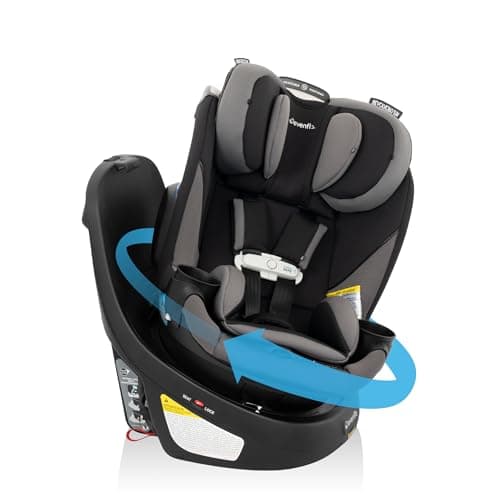 Evenflo Revolve360 Slim 2-in-1 Rotational Car Seat with SensorSafe
