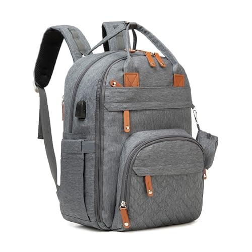 Diaper Bag Backpack for Baby Large Multifunction Travel Back Pack Baby Nappy Changing Bags For Moms & Dads