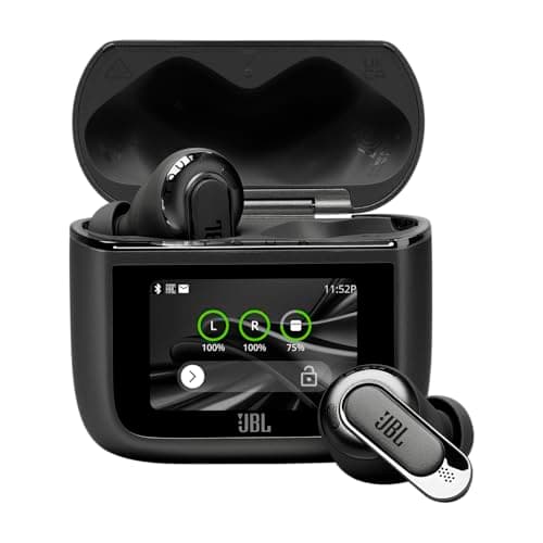 JBL Tour Pro 3 - True Wireless Noise Cancelling Earbuds with Smart Charging Case, Legendary Pro Sound/Hybrid Dual-Driver, Spatial 360 Sound/Head Tracking (Black)