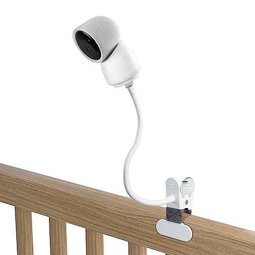 HOLACA Clip Mount for ARENTI Video Baby Monitor Stand Bracket for Crib Nursery