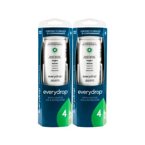 EveryDrop Premium Refrigerator Water Filter (EDR4RXD1B - Filter 4). 2 Pack. The ONLY water filter approved for*: Maytag , Whirlpool, KitchenAid, Amana brand refrigerators.