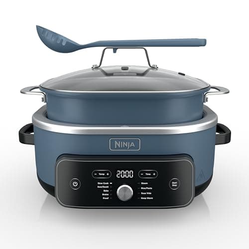 Ninja PossibleCooker PRO Plus, 8.5-QT Multicooker, 9 Functions, Slow Cook, Sear, Sauté, Proof, Pasta/Rice, Replaces 16 Kitchen Tools, Oven-Safe Ceramic Pot, 1400-Watt, MC2001C (Canadian Version)