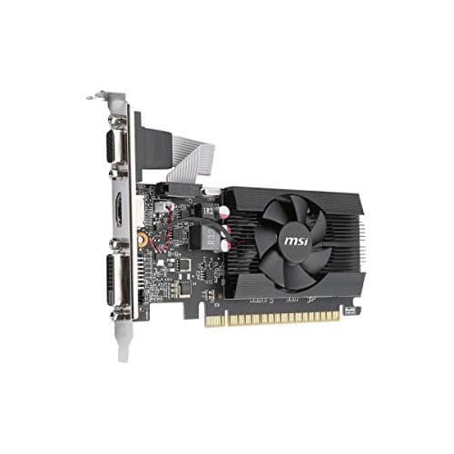 MSI Computer GeForce GT 710 2GB DirectX 12 PCIe x16 2.0 Low Profile Graphic Card (GT 710 2GD3 LP)