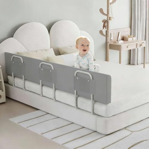 Baby Bed Rail Guard for Toddlers Kids Bed,Baby Foam Bed Rail Guard for Elderly Adults,78.3inch Foam Padded Side Rail,Soft Safety Guard Rail for Kids,Side Rail for Queen King Twin Full Size
