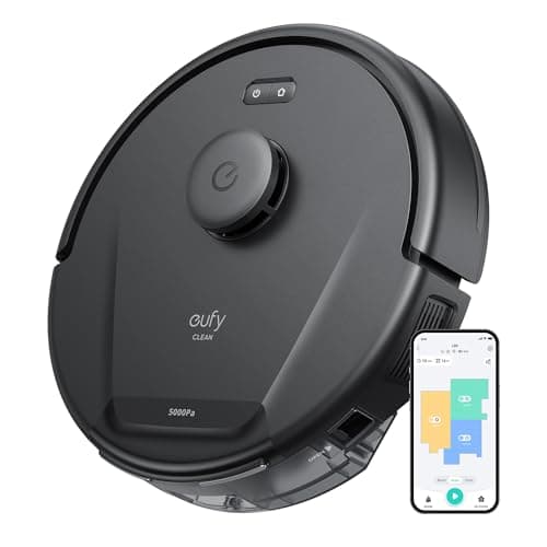 eufy by Anker L60 Robot Vacuum, Ultra Strong 5,000 Pa Suction, iPath Laser Navigation, for Deep Floor Cleaning, Ideal for Hair, Hard Floors