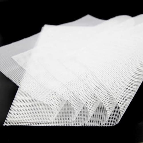 VEHIRANS 12 Pack Non Stick Silicone Dehydrator Sheets, Food Dehydrator Sheets,Fruit Dryer Mesh Trays for Dehydrator & Freeze Dryer, Non-Stick Mats for Meat (14" x 14")
