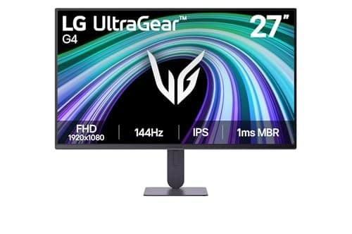 LG Gaming Monitor 27G414B-B Ultragear 27-inch/Full HD (1920 x 1080) / IPS / 144Hz (O/C)/ 1ms MBR/NVIDIA G-Sync Compatible, AMD FreeSync / HDR10 / HDMI, DisplayPort/Slim Stand Black