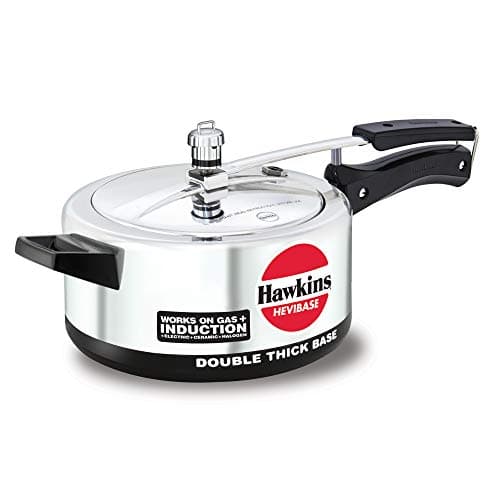 Hawkins IH35 Induction Hevibase Cooker 3.5l, Small, Aluminum