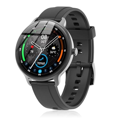 Smart Watch for Women Men(Answer/Make Calls), Fitness Tracker Built-in AI Voice, 1.27" HD Smartwatch with Heart Rate/Sleep/Step/SpO2 Monitor, 100+ Sports Modes, IP68 Waterproof Watch for Android iOS