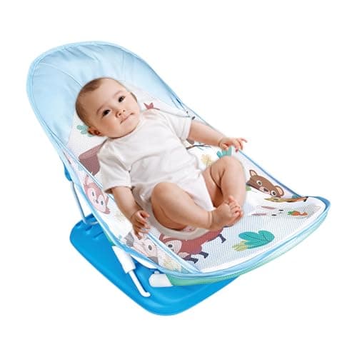 Siopob Foldable Toddler Bath Bather Seat | Children Shampoo Chair - Foldable Baby Bathtub Support For Friends Family- Kids Boys -Girls