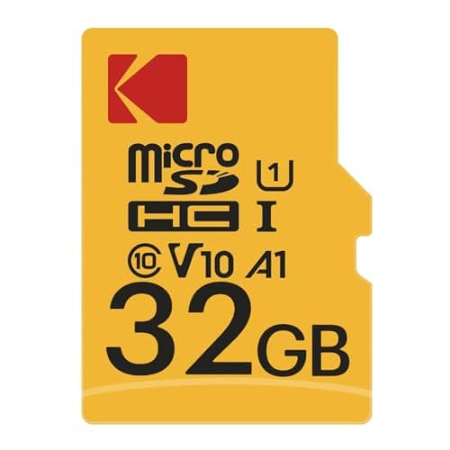 Kodak 32GB Class 10 UHS-I U1 microSDHC Card with Adapter