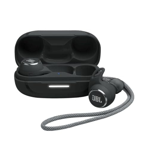 JBL Reflect Aero TWS - True Wireless Noise Cancelling Active Earbuds, IP68 dustproof and Waterproof - Black