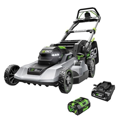 EGO Power+ Electric Lawn Mower, Self-Propelled Cordless, Includes 56V 6.0Ah Battery and 320W Charger - LM2114SP