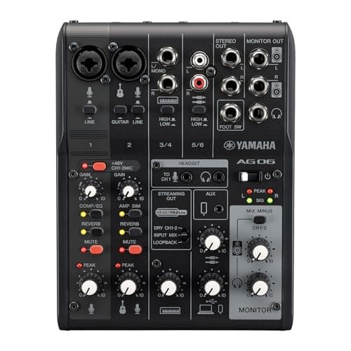 Yamaha AG06MK2 Black