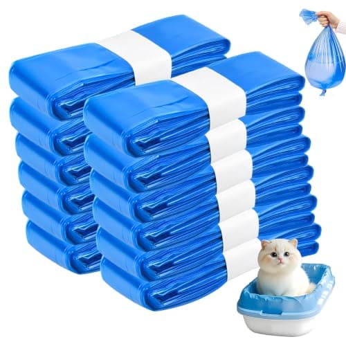Diaper Pail Refill Bags 12 Pack, Cat Litter Refill Bags and Nappy Bin Refills, 4.5 m Disposable Odour Control Diaper Garbage Bags, Strong Plastic Diaper Pail Liners for Baby and Pet Waste