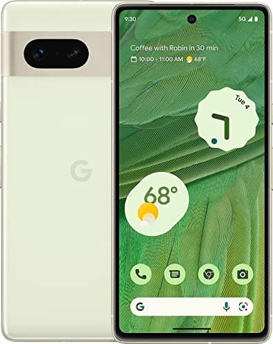 Google Pixel 7 (5G) 128GB (Canadian Model GVU6C) Unlocked - Lemongrass (Renewed)