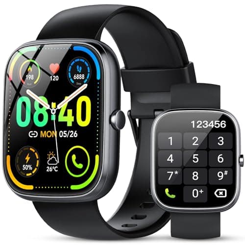 Smart Watch for Men Women (Answer/Make Calls), 1.91" HD Smartwatch with Heart Rate/Sleep Monitor, IP68 Waterproof, 115+ Sports Activity Trackers with Pedometer, Fitness Watch for Android/iPhone