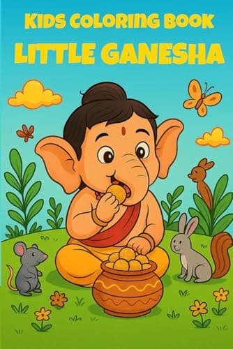 Kids Coloring Book - Little Ganesha