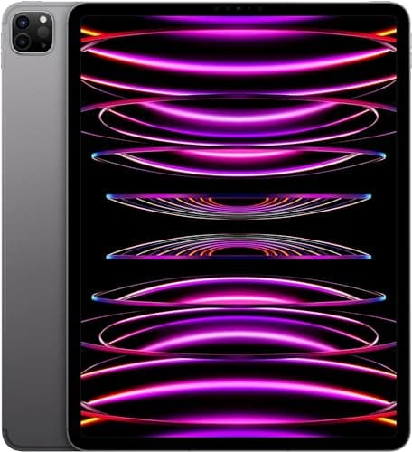 2022 Apple iPad Pro (12.9-inch, Wi-Fi + Cellular, 256GB) - Space Gray (Renewed)