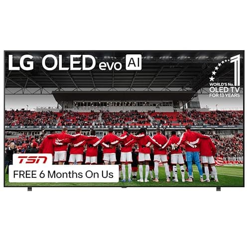 LG 83-Inch B5 OLED 4K Smart TV - α8 AI Processor 4K Gen 2, Alexa Built-in, 120Hz Refresh Rate, HDMI 2.1, G-Sync, FreeSync, VRR, WebOS 25, Dolby Vision, Magic Remote (OLED83B5PUA, 2025)