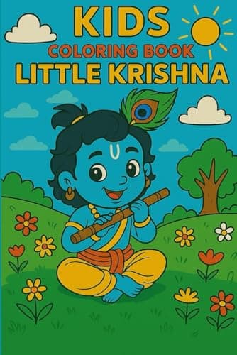 Kids Coloring Book - Little Krishna