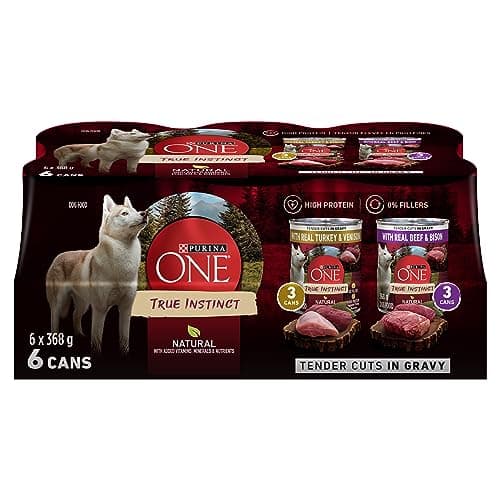 Purina ONE True Instinct Wet Dog Food, Tender Cuts Variety Pack (6 Pack)