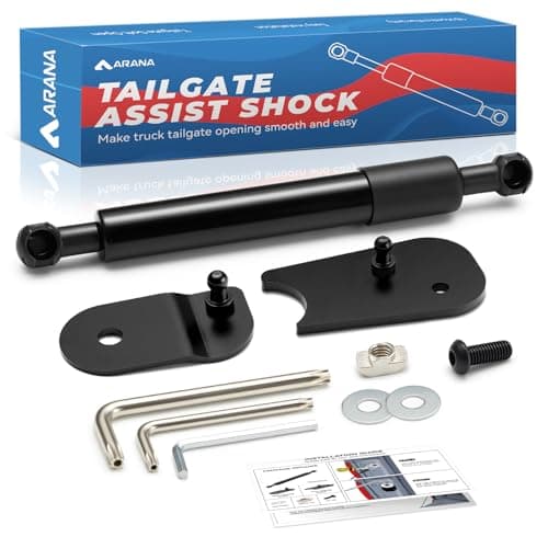ARANA Tailgate Assist Shock for Ford Maverick, 2022-2025 Maverick Truck Tailgate Slow Drop Accessories, Tail Gate Mods Damper Kit Fits Ford Maverick Hybrid XL XLT LARIAT(All Tools Provided)