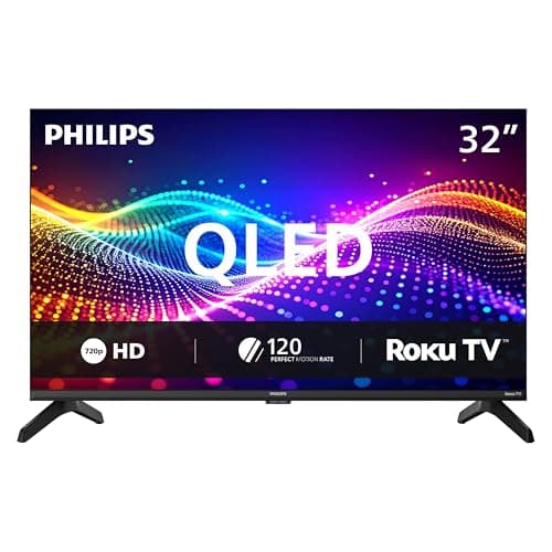Philips 32PQF7666/F6 7600 Series HD QLED 32-Inch HD QLED Roku TV