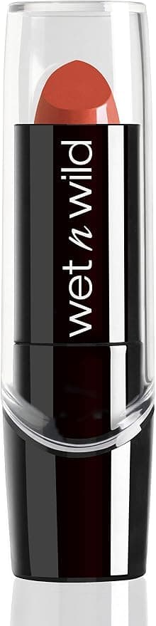 wet n wild Silk Finish Lipstick, Hydrating Rich Buildable Lip Color, Formulated with Vitamins A,E, & Macadamia for Ultimate Hydration, Cruelty-Free & Vegan - Honolulu Is Calling, Orange