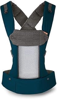 Beco 8 Baby Carrier Newborn to Toddler - Cool Hybrid Baby Body Carrier - Baby Carrier Backpack & Baby Front Carrier with Adjustable Seat - Ergonomic Baby Holder Carrier 7-45 lbs (Teal)