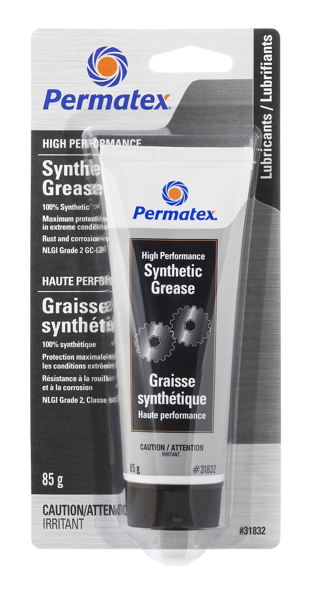 Permatex® 31832 High-Performance, Multi-Purpose Synthetic Grease, Tube, 85-g
