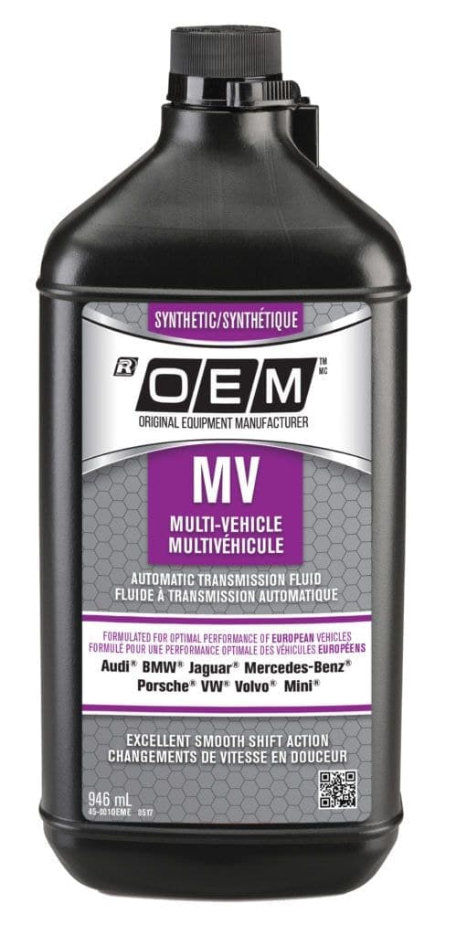 OEM Synthetic Multi-Vehicle Automatic Transmission Fluid/ATF, Domestic 946-mL